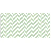 Podkładki na biurko - Mata na biurko Geometryczny motyw w jodełkę 120x60 cm - miniaturka - grafika 1