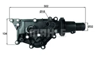 Termostaty - Termostat, płyn chłodzący Mahle TH 59 83 - miniaturka - grafika 1
