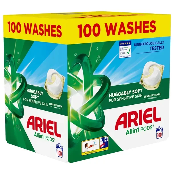 Kapsułki do prania ARIEL Sensitive Allin1 Pods 100 szt