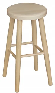 Taboret Barowy 60 cm Bukowy Hoker Krzesło - Taborety i hokery - miniaturka - grafika 1