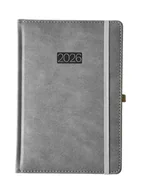 Kalendarze - Kalendarz 2026 a5 lux dzienny szary v4 k-a5d l - kalendarz - miniaturka - grafika 1