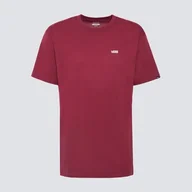 Koszulki męskie - VANS T SHIRT MN LEFT CHEST LOGO TEE BURGUNDY - miniaturka - grafika 1