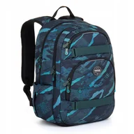 Plecaki - Plecak młodzieżowy zielono-turkusowy Topgal Viki 25078 - miniaturka - grafika 1