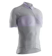 Koszulki i topy damskie - X-Bionic damska koszulka z krótkim rękawem Invent 4.0 Bike Race Dolomite Grey/Magnolia Purple XL RT-BT00S19W - miniaturka - grafika 1