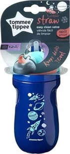Tommee Tippee Bidon ze słomką Boy 260 ml 12 m+ 470232 Tommee Tippee - Miseczki i talerzyki dla dzieci - miniaturka - grafika 1
