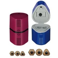 Temperówki - Faber-Castell Faber TRIO GRIP CASTELL JAGODOWA tmk0250268 - miniaturka - grafika 1