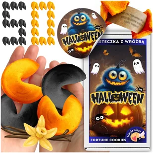 Ciasteczka z Wr����b�� Kolorowe Halloween Magiczna Zabawa dla Dzieci 50 sztuk - Pieczywo chrupkie - miniaturka - grafika 1