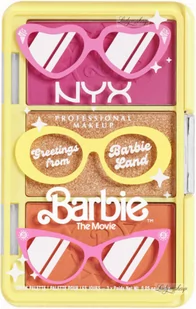 NYX Professional Makeup - BARBIE - CHEEK PALETTE - Paleta do makijażu twarzy - 01 - GREETINGS FROM BARBIELAND - EDYCJA LIMITOWANA - 4,8 g - Rozświetlacze do twarzy i ciała - miniaturka - grafika 1