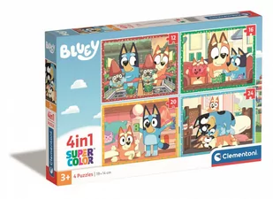 Puzzle 72 Elementy 4W1 Bluey - Zabawki interaktywne dla dzieci - miniaturka - grafika 1
