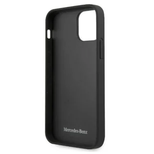 Mercedes MEHCP12LPSQBK iPhone 12 Pro Max 6,7" czarny/black hardcase Leather Stars Pattern - Etui i futerały do telefonów - miniaturka - grafika 7