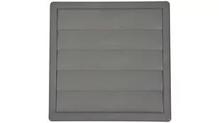 Kratka z żaluzją regulowana o średnicy 80-150 mm 170x170 szara /02-333 - Filtry wentylacyjne i uzdatniacze - miniaturka - grafika 1