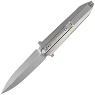 Noże - Nóż składany WE Knife Diatomic Polished Bead Blasted Titanium, Polished Bead Blasted CPM 20CV (WE22032-2) - miniaturka - grafika 1