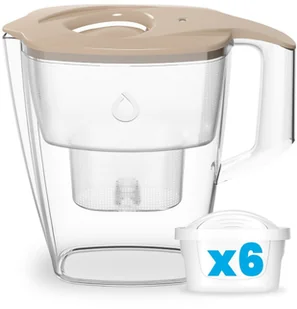 Dzbanek Filtrujący Dafi MILA Cappuccino 3l Manualny 6 Wkładów Unimax - Dzbanki filtrujące - miniaturka - grafika 1