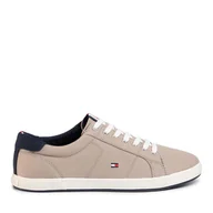 Trampki męskie - Tenisówki Tommy Hilfiger Iconic Long Lace Sneaker FM0FM01536AEP Beżowy - miniaturka - grafika 1