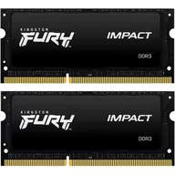 Pamięci RAM - Kingston do laptopa Fury Impact SODIMM DDR3L 16 GB 1866 MHz CL11 KF318LS11IBK2/16 KF318LS11IBK2/16 - miniaturka - grafika 1