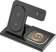 Ładowarki do telefonów - Ładowarka Jellico JELLICO ładowarka bezprzewodowa 3w1 W12 15W Czarny - miniaturka - grafika 1