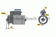 Rozruszniki - BOSCH Rozrusznik 0 986 018 380 - miniaturka - grafika 1