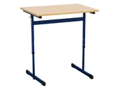 Meble do szkół i przedszkoli - Ławka szkolna Reks Eko jednoosobowa Z reg. wys. 2-4, 4-6 - miniaturka - grafika 1