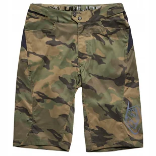 Spodenki rowerowe Troy Lee Designs Flowline Spray Camo Army r. 32 - Spodenki rowerowe - miniaturka - grafika 1