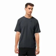 Koszulki męskie - Męska koszulka rowerowa Jack Wolfskin BIKE COMMUTE T M phantom - S - miniaturka - grafika 1