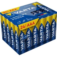 Baterie i akcesoria - Baterie AAA LR3 VARTA Longlife Power (24 szt.) - miniaturka - grafika 1