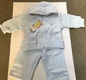 Kaftaniki dla niemowląt - RABELLA 0147 Dresik welurowy Filip Motylki 80-86 - miniaturka - grafika 1