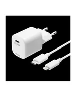 Ładowarki do telefonów - DARMOWA DOSTAWA - Deltaco Usb Wall Charger Usb C Pd 20 W Includin - miniaturka - grafika 1