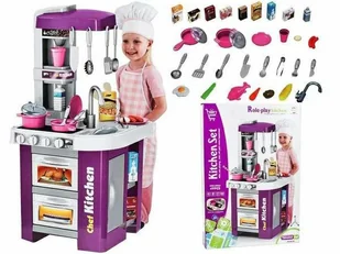 GAZELO duża kuchnia z 49 akcesoriami RÓŻOWA G158968 - Zabawki AGD - miniaturka - grafika 1