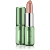 Szminki - Clinique Pop™ Longwear Lipstick Shine błyszcząca pomadka do ust 02 Bare Pop - miniaturka - grafika 1