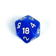 Gry planszowe - Kostka RPG Niebieska Kość Dwudziestościenna K20 - miniaturka - grafika 1