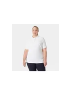 Koszulki i topy damskie - Koszulka HELLY HANSEN W Crew Tech Polo biały XS - miniaturka - grafika 1