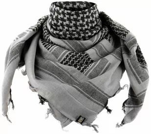Arafatka chusta ochronna M-Tac Shemagh Grey/Black (40908011) - Czapki i chusty sportowe męskie - miniaturka - grafika 1