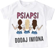 Koszulki dla dziewczynek - koszulka dla 3 przyjaciółek z imionami - miniaturka - grafika 1