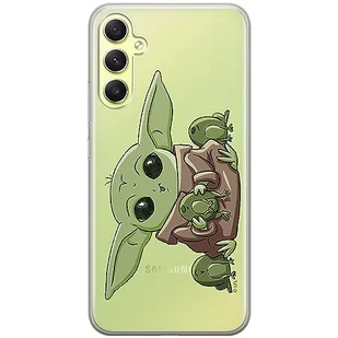 ERT GROUP etui na telefon Samsung A34 5G, case oryginalny i oficjalnie licencjonowany przez Star Wars, wzór Baby Yoda 014, optymalnie dopasowane, plecki z TPU częściowo przeźroczyste - Etui i futerały do telefonów - miniaturka - grafika 1