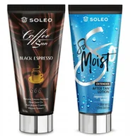Balsamy i kremy do opalania - SOLEO BLACK ESPRESSO 150ml MOCNY BRONZER Z + BALSAM PO OPALANIU 150m - miniaturka - grafika 1