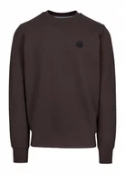 Bluzy męskie - Bluza męska bez kaptura Pit Bull Small Logo 25 brązowa XXXL - miniaturka - grafika 1