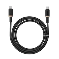 Kable USB - Kabel Baseus Dura Typ C-Typ C 100W 1m czarno-złoty - miniaturka - grafika 1