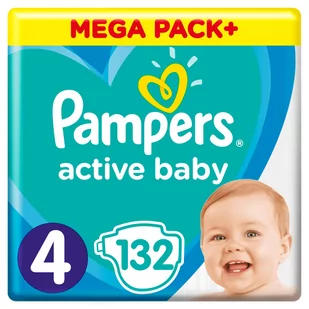 Pampers Active Baby 4 132 szt. - Pieluchy - miniaturka - grafika 1