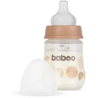 Butelki dla niemowląt - Baboo Anti-colic Feeding Bottle butelka antykolkowa dla dzieci od urodzenia Au Naturale, 0 m+ 180 ml - miniaturka - grafika 1