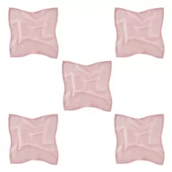 Pieluchy - 5-pak - Pieluszki bambusowe mini 25x25 - Kamyczki róż - miniaturka - grafika 1