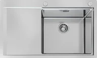 Zlewozmywaki - Foster Zlewozmywak 1250 051 Master Filotop Foster Zlewozmywak 86 cm. - stal szczotkowana komora prawa - miniaturka - grafika 1