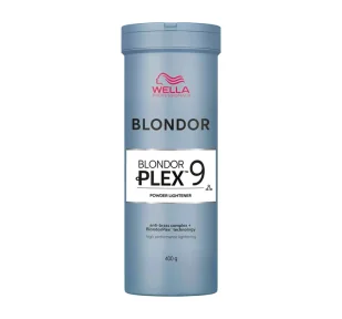 WELLA PROFESSIONALS BLONDOR PLEX 9 BEZPYŁOWY ROZJAŚNIACZ DO WŁOSÓW W PROSZKU 400G - Farby do włosów i szampony koloryzujące - miniaturka - grafika 1