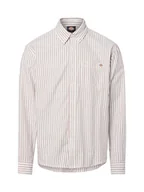 Koszule męskie - Dickies Koszula męska - Gallatin Mężczyźni Comfort Fit Bawełna biały|czerwony w paski, S - miniaturka - grafika 1