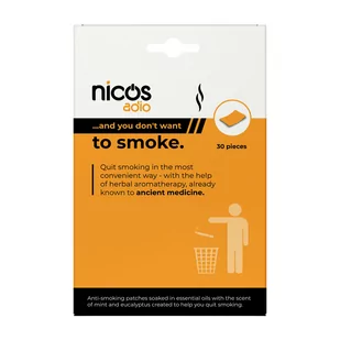 Nicosadio Aromaterapeutyczne Plastry Przeciw Paleniu - Rzucanie palenia - miniaturka - grafika 1