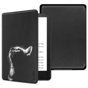 Etui do tabletów - Etui na Kindle 11/12 TECH-PROTECT SmartCase Czarny kot - miniaturka - grafika 1