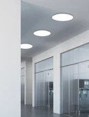 Lampy sufitowe - Candellux Lampa Sufitowa Mega Plafon 28 18W Led 4000K Biały Ip44 12-75055 - miniaturka - grafika 1