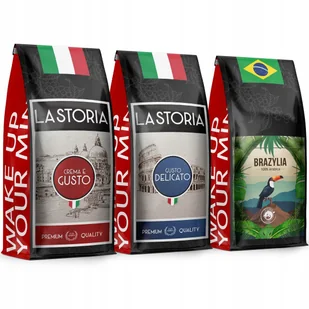 Kawa Ziarnista Zestaw 3Kg Z Palarni Do Ekspresu - Świeżo Palona - Blue Orca - Kawa - miniaturka - grafika 1