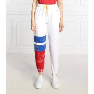 POLO RALPH LAUREN Spodnie dresowe | Regular Fit - Dresy damskie - miniaturka - grafika 1