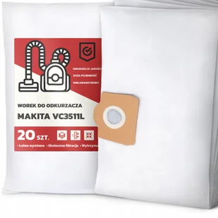 20x Worek do Odkurzacza Makita VC3511L Syntetyczny Tekstylny Pojemny Worki - Worki do odkurzaczy - miniaturka - grafika 1