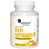 Serce i układ krążenia - Aliness Fish Omega3 Trójglicerydy 180/120 mg, 60 kapsułek - miniaturka - grafika 1